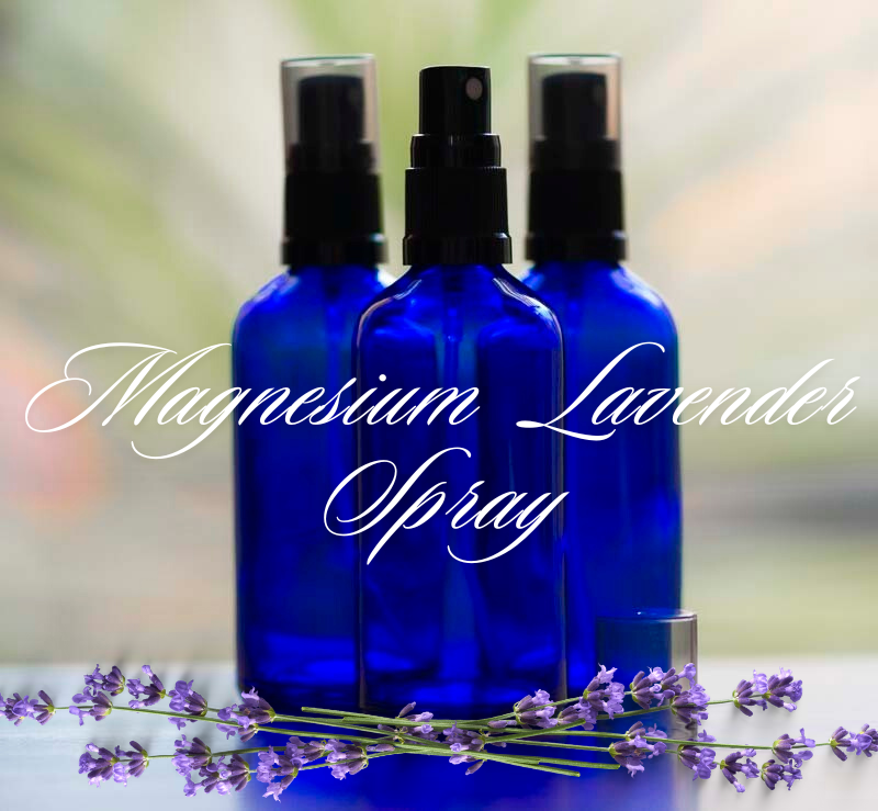 Spray de magnesio y lavanda